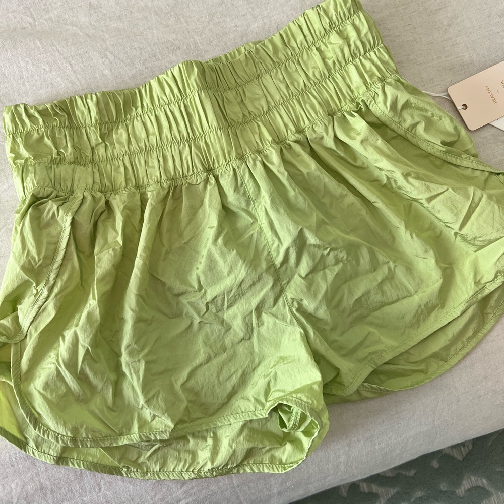 NWT Boutique Green Athletic Shorts - size L!